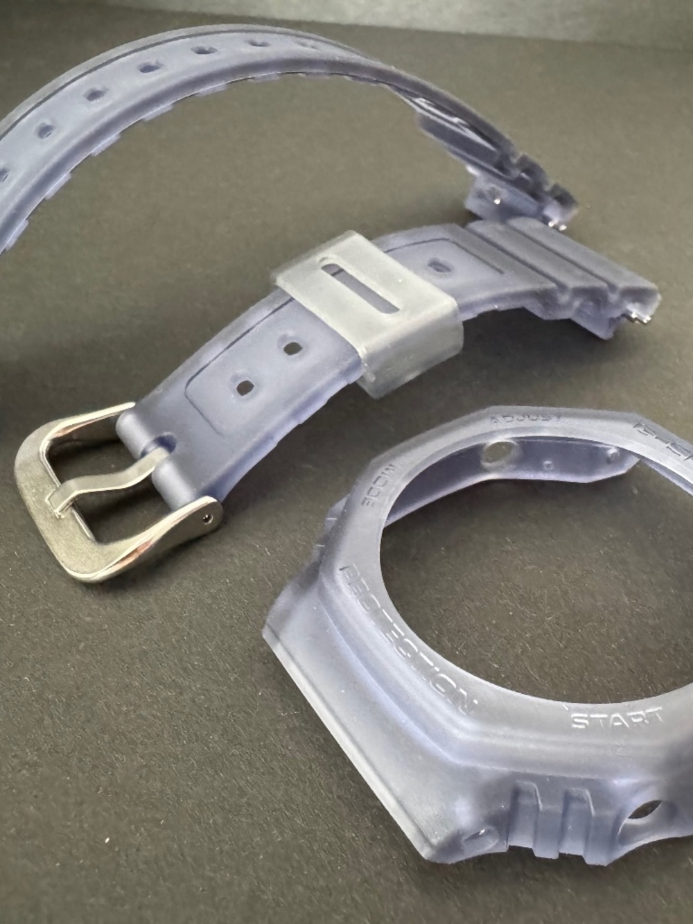 Genuine Casio G-Shock Band Strap & Bezel Set GA-2100 Translucent Rubber